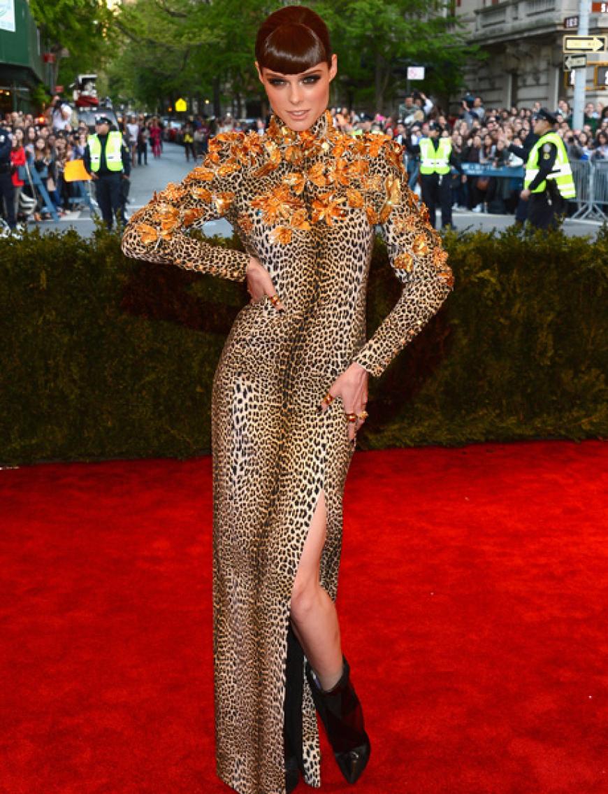 Rrrr ... Mode Coco Rocha setzte auf Leo-Look