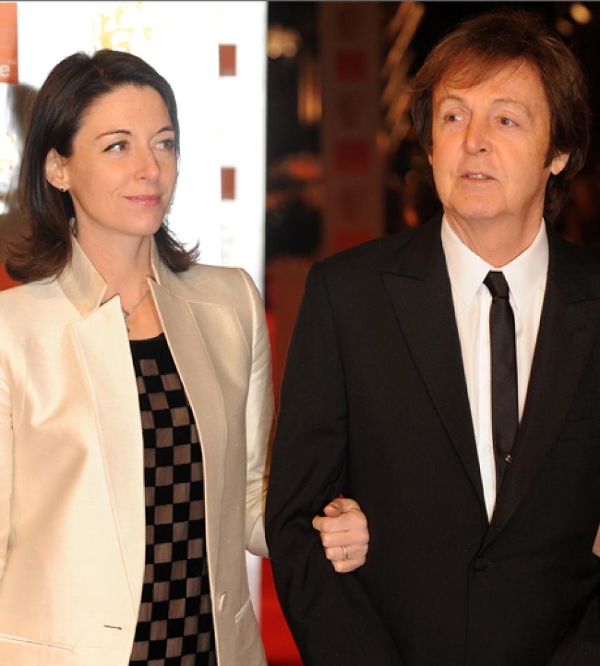 Paul McCartney mit seiner ältesten Tochter Mary