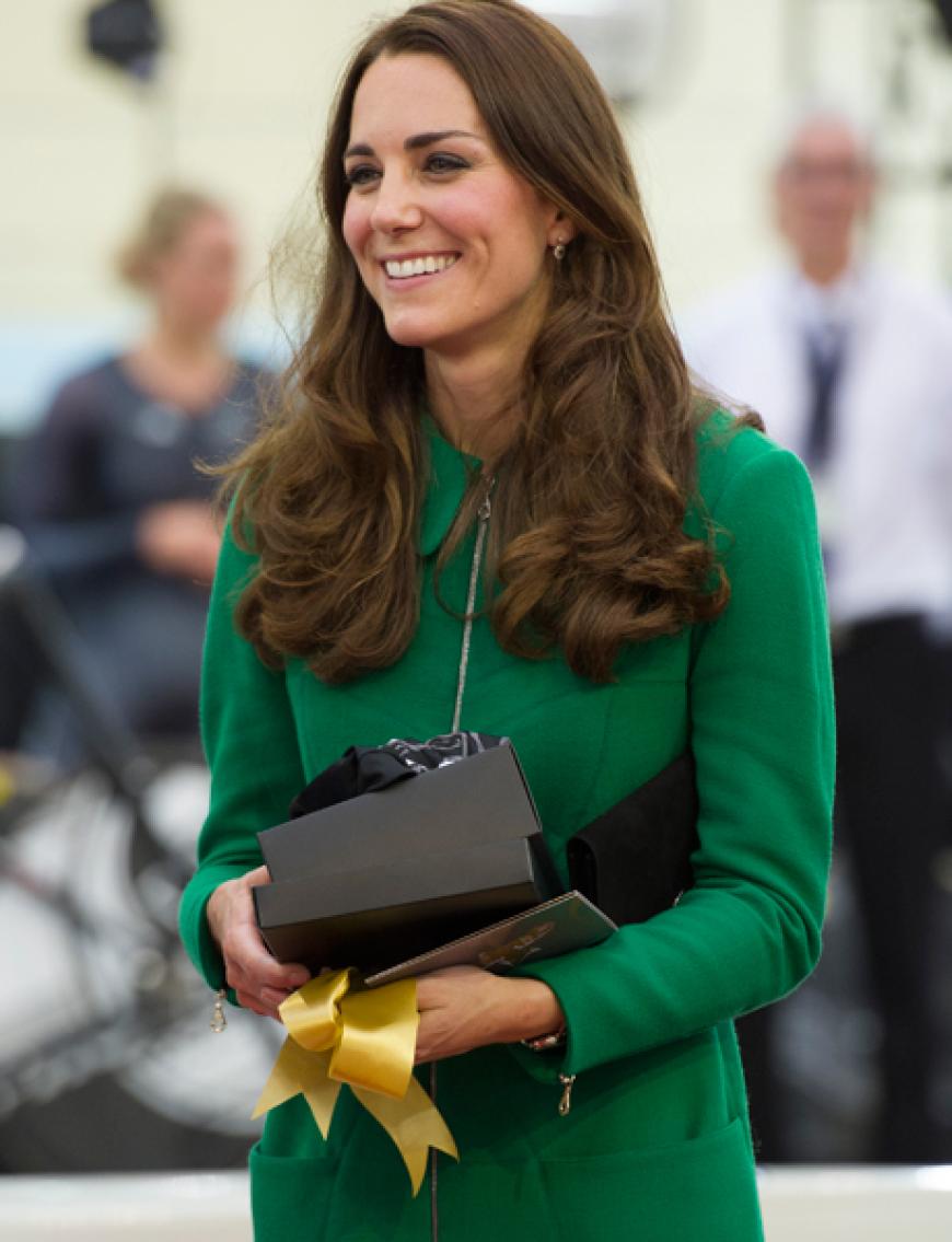 Kate in Neuseeland. Mal in Grün...