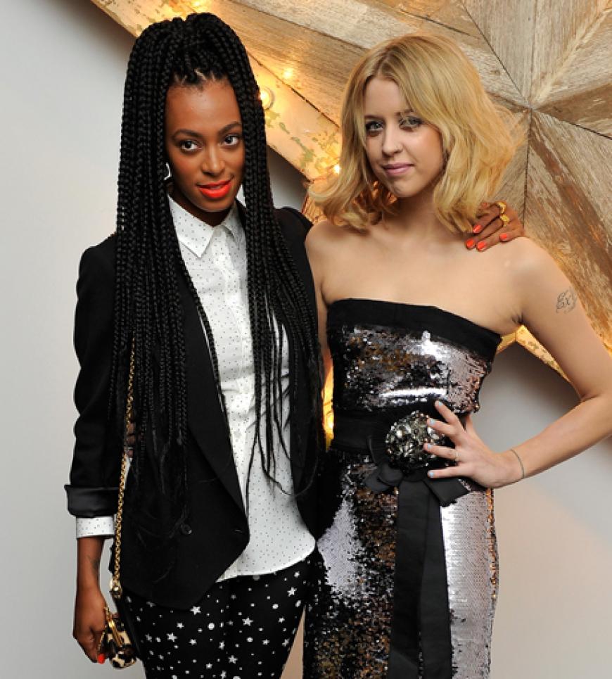 Peaches Geldof mit Solange Knowles