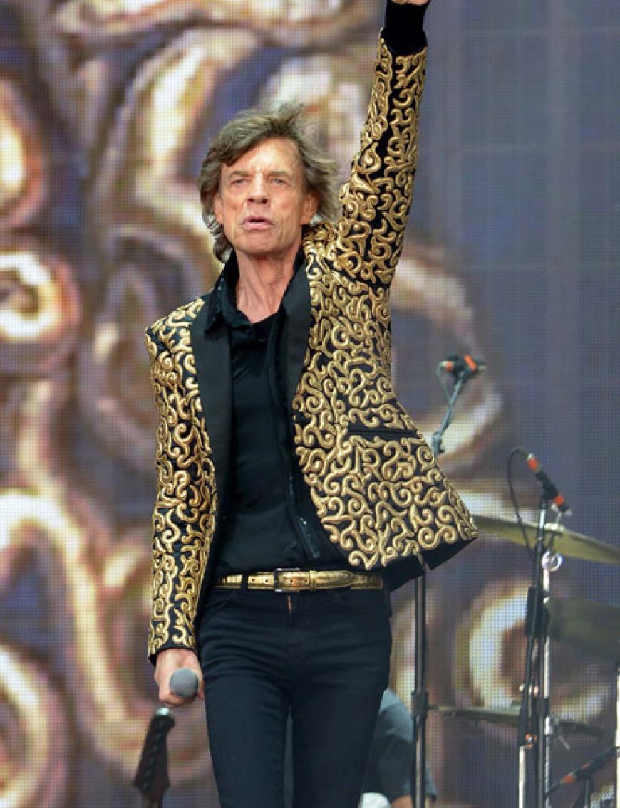 Rolling-Stones-Frontmann Mick Jagger war 13 Jahre lang mit L'wren Scott lieert - und wurde natürlich von ihr ausgestattet