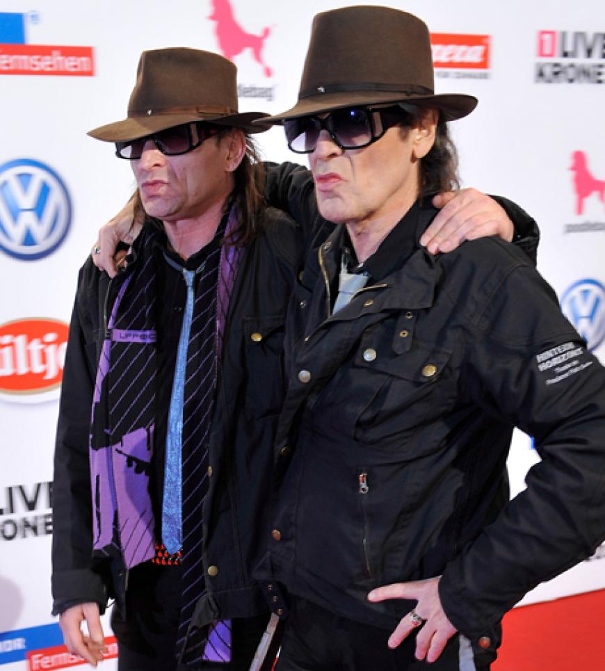 Wer ist hier eigentlich der echte Udo? Panikrocker Udo Lindenberg kam Arm in Arm mit seinem Double