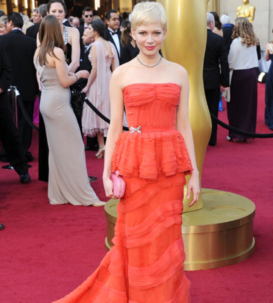 Bezaubernd: Michelle Williams in Louis Vuitton