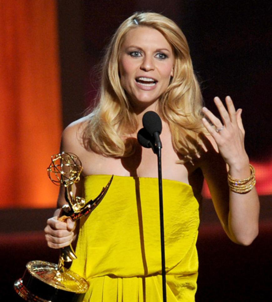 Die schwangere Schauspielerin Claire Danes durfte ebenfalls eine Auszeichnung mit nach Hause nehmen. Sie gewann in der Kategorie