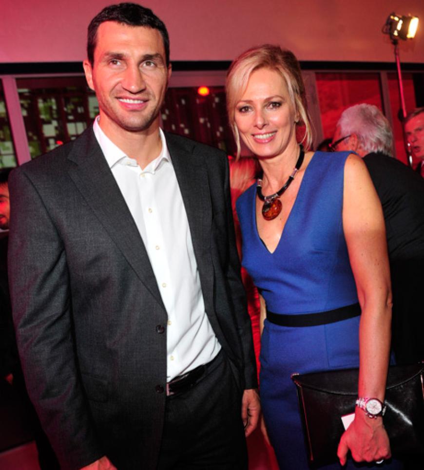 Wladimir Klitschko mit Petra van Bremen