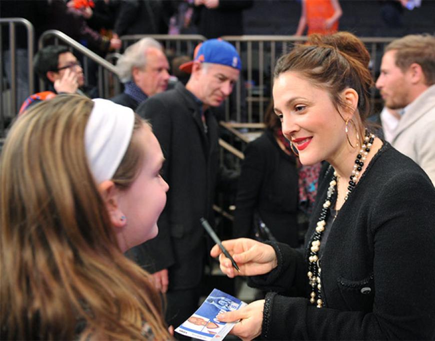 Promi hautnah: Drew Barrymore nimmt sich Zeit für ihre Fans´