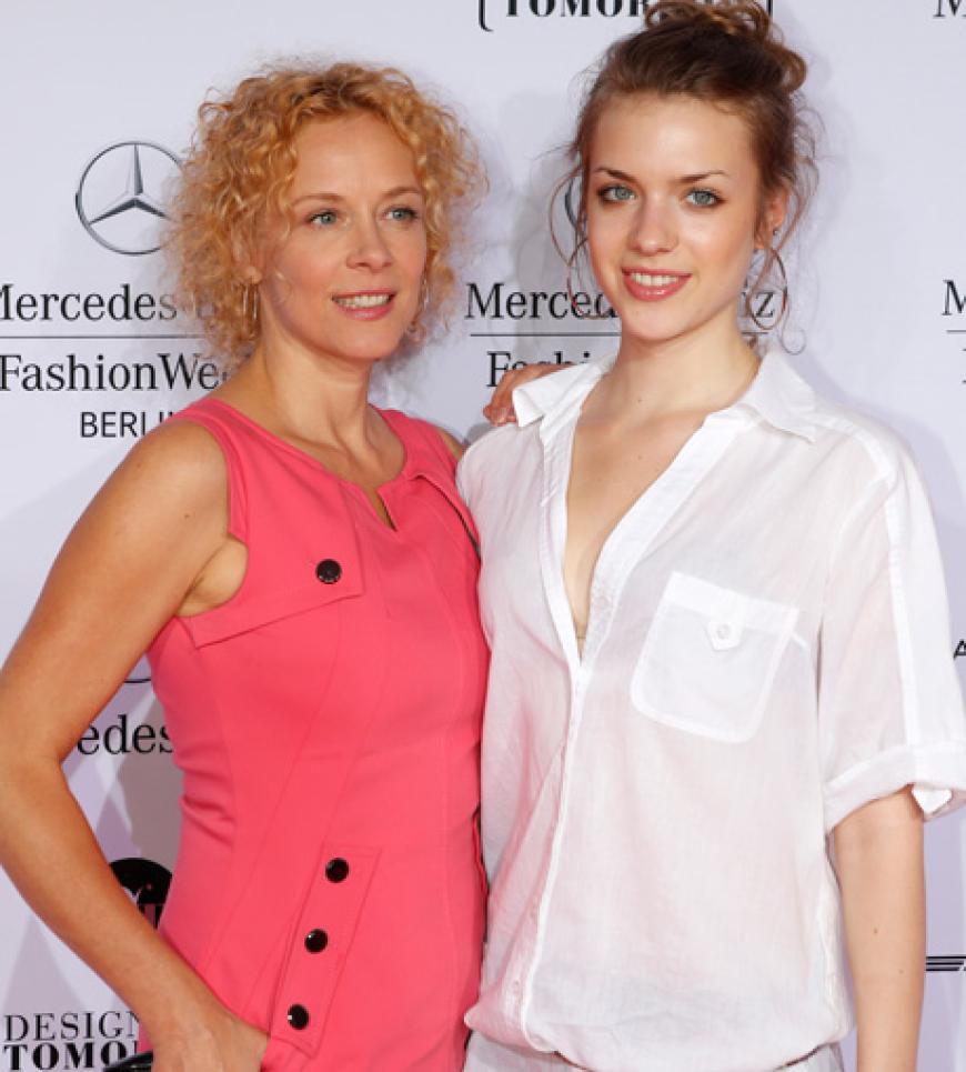 Katja Riemann mit ihrer Tochter Paula