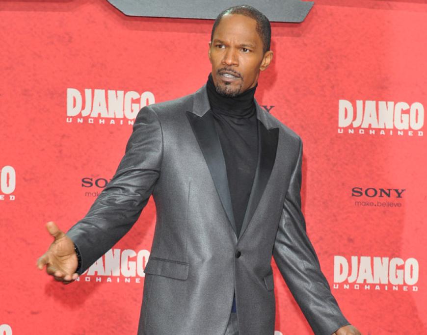 Immer für einen Spaß zu haben: Hollywood-Star Jamie Foxx spielt in