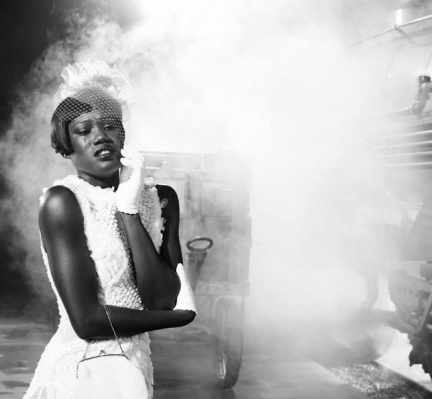 Aminata beim Diven-Shooting