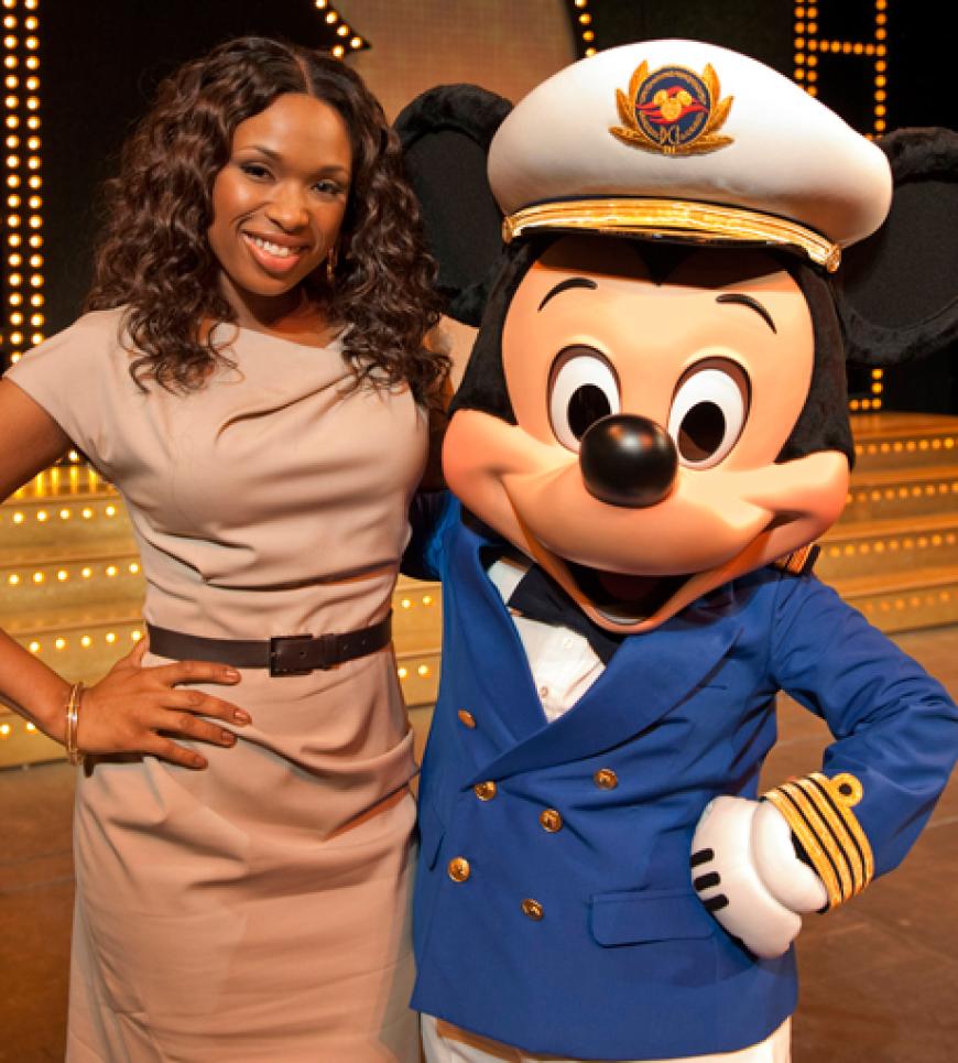 Schönes Paar! Jennifer Hudson und Mickey Mouse