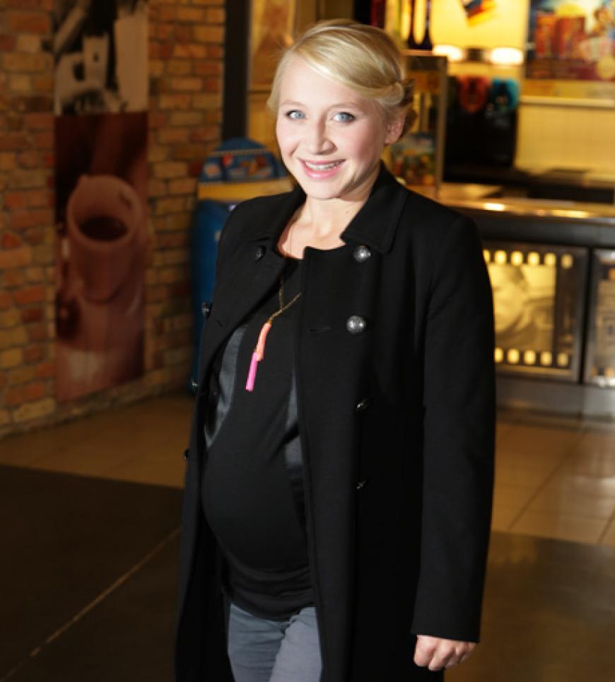 Schön schwanger: Anna Maria Mühe