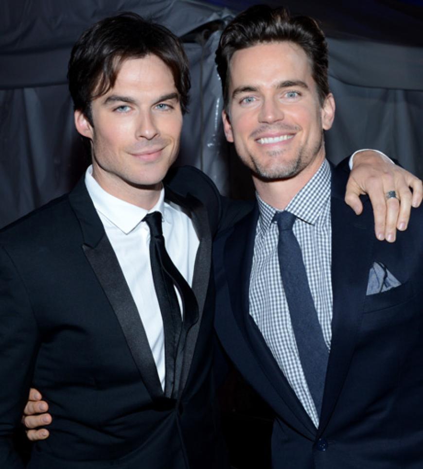 Ian Somerhalder kam mit Matt Bomer