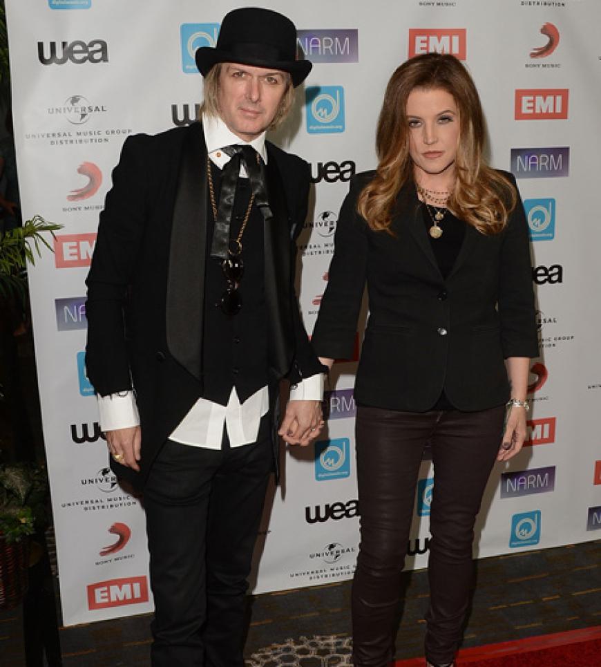 Lisa Marie Presley brachte ihren Partner Michael Lockwood