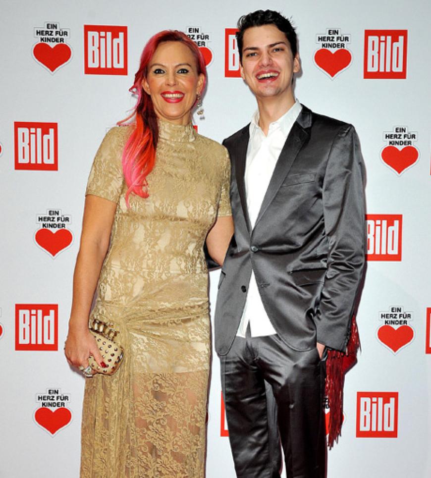 Natascha Ochsenknecht mit Sohn Jimmy Blue