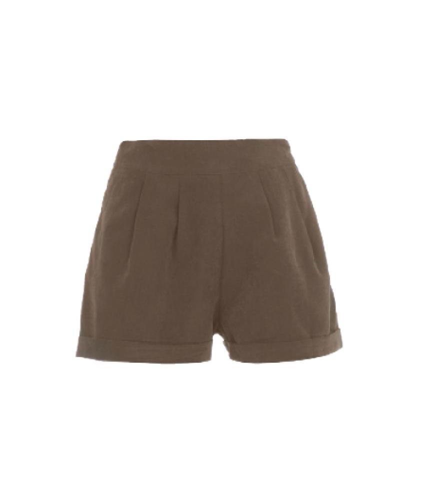 Ob zu T-Shirt, Schluppenbluse oder Jeanshemd – Ledershorts (echt ODER fake) sind Allround-Talente und gehören unbedingt zu unserer Sommer-Garderobe. Dorothy Perkins, ca. 20 Euro