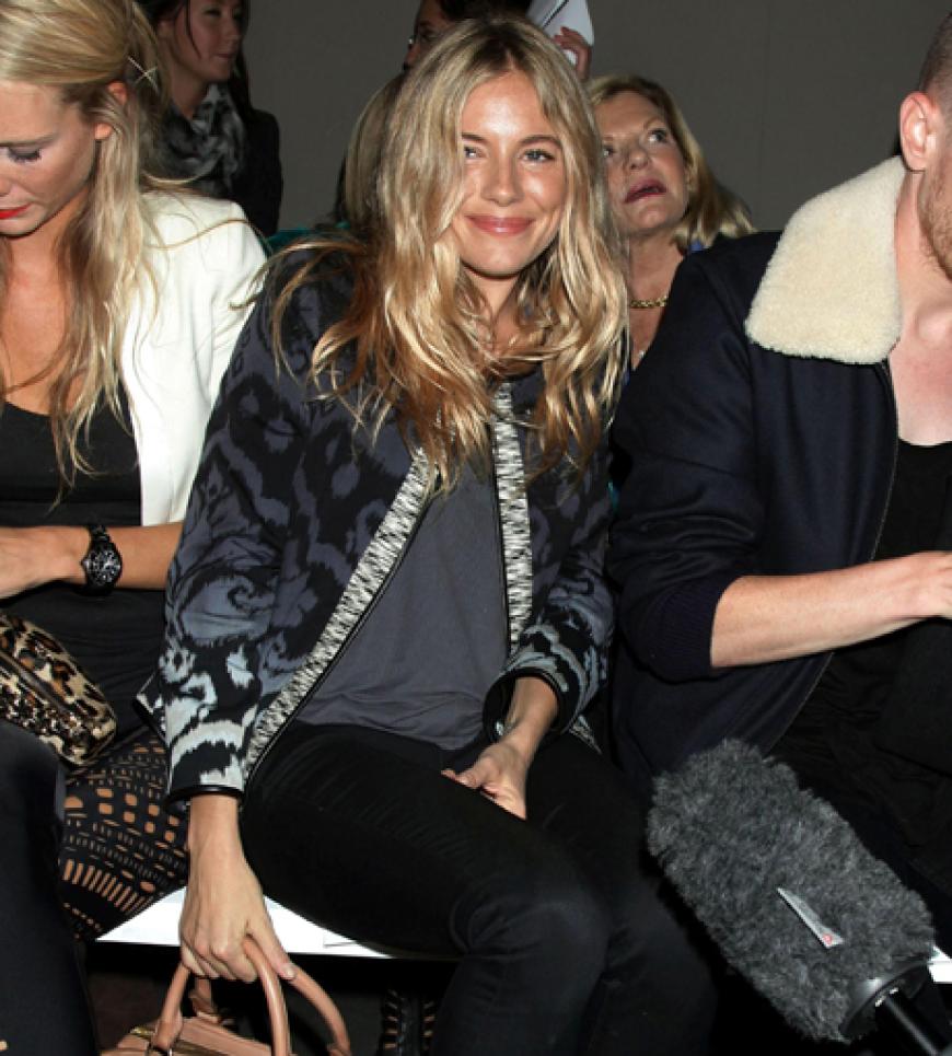 Erste Reihe - na klar! It-Girl Sienna Miller