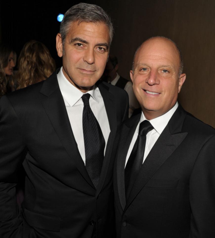 Unter Männern: George Clooney mit Chris Albrecht