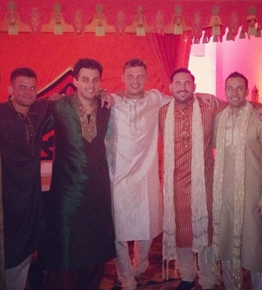 Seinen Junggesellenabschied feierten Nick und seine Jungs auf orientalische Weise