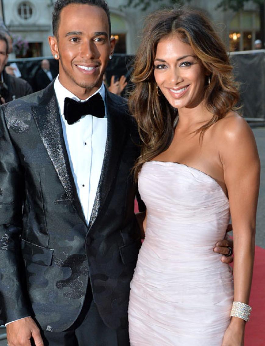 Wieder happy in Love: Lewis Hamilton mit seiner Nicole Scherzinger