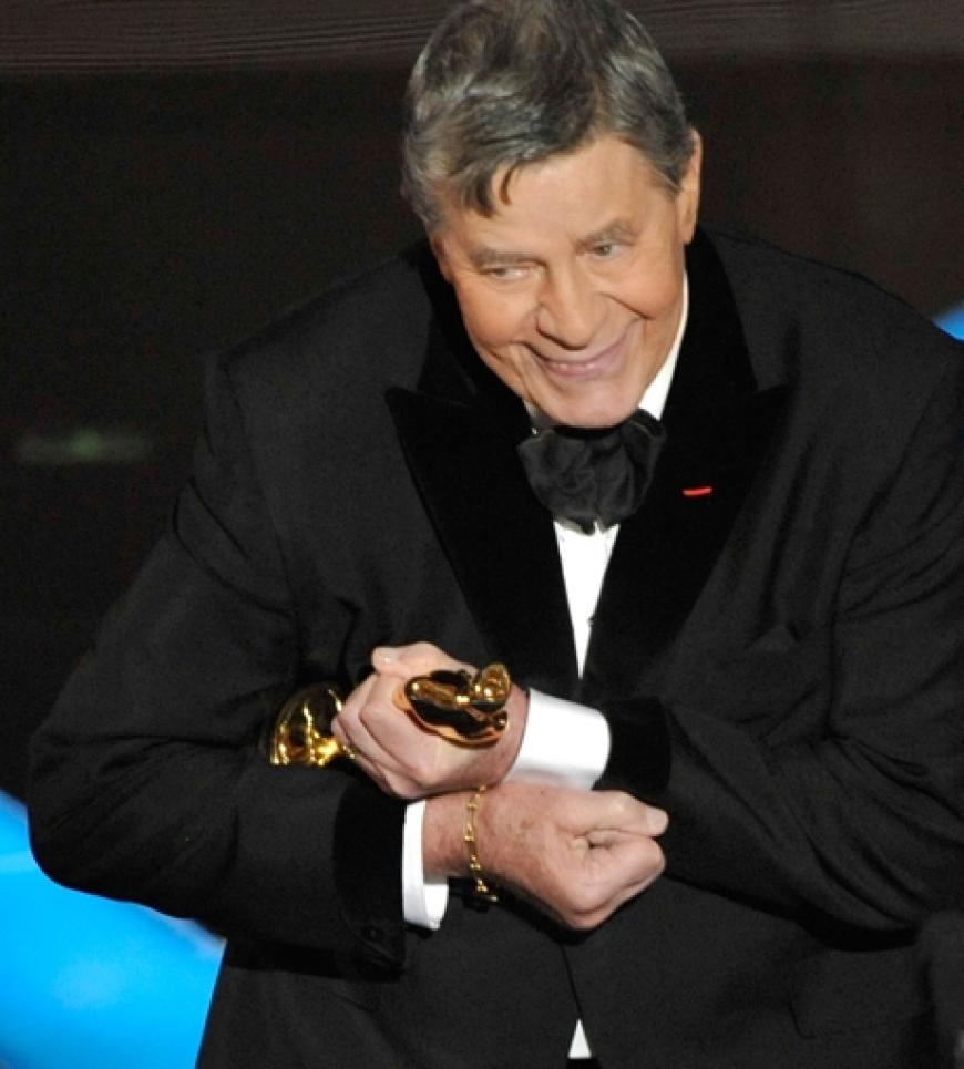 Komiker Jerry Lewis erhielt den Jean Hersholt-Preis für seine humanitären Dienste