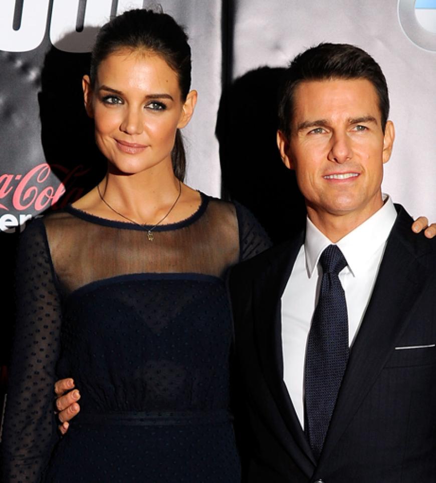 Glamour-Paar: Katie Holmes und Tom Cruise legten einen gewohnt professionellen Auftritt hin