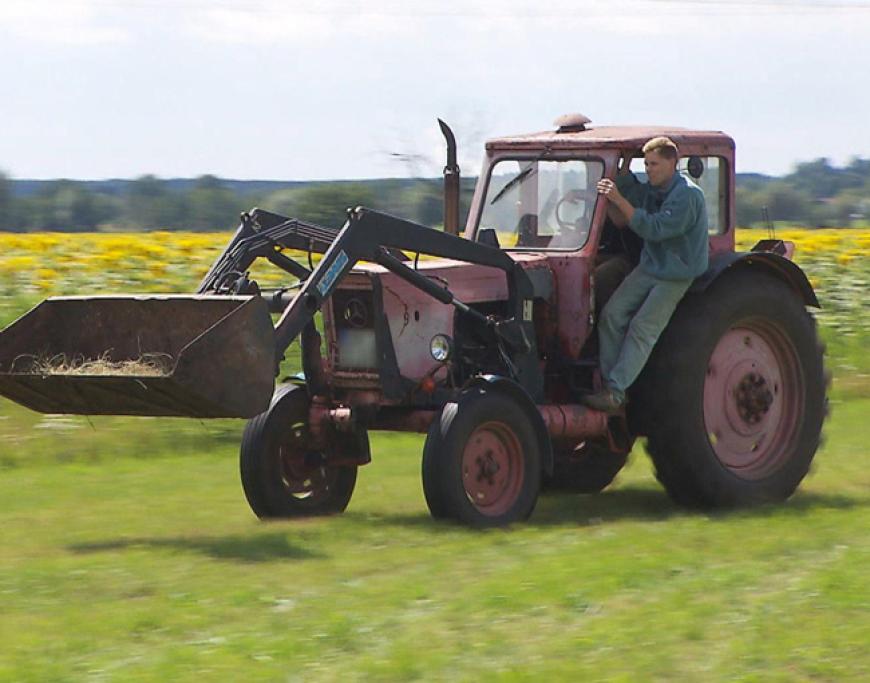 Denny entpuppt sich als sehr strenger Fahrlehrer. Schalten, kuppeln und Gas geben ist zu viel für den Fahranfänger, doch Denny bleibt hart und brüllt: âKomm, los! Sei nicht so zaghaft!