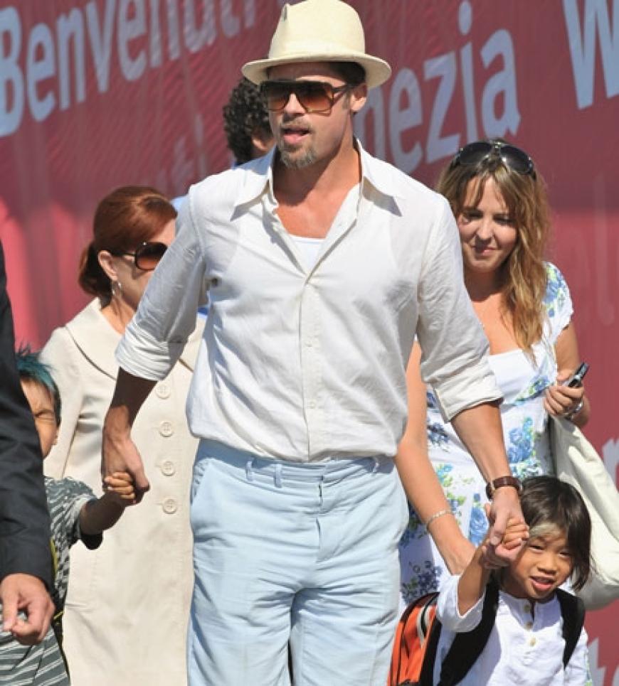 Brad Pitt und Pax