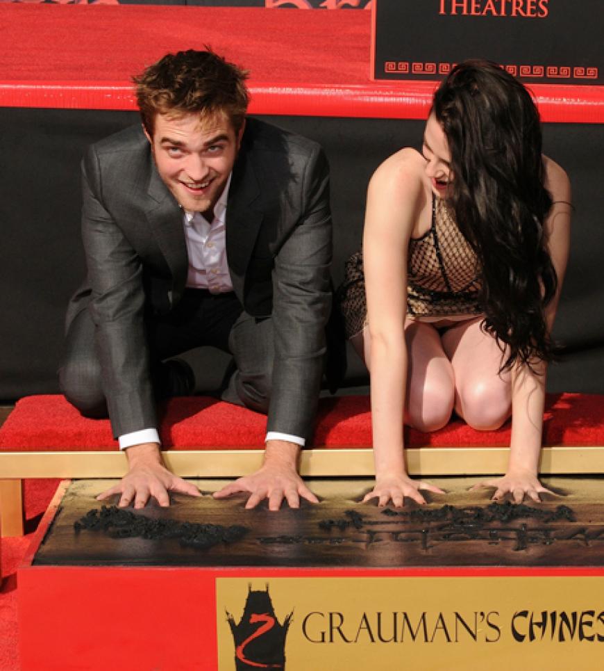 Kristen Stewart und Taylor Lautner legen Hand an