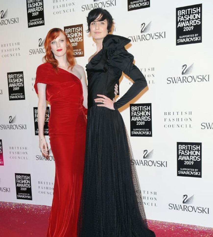 Models unter sich: Erin OConnor und Karen Elson