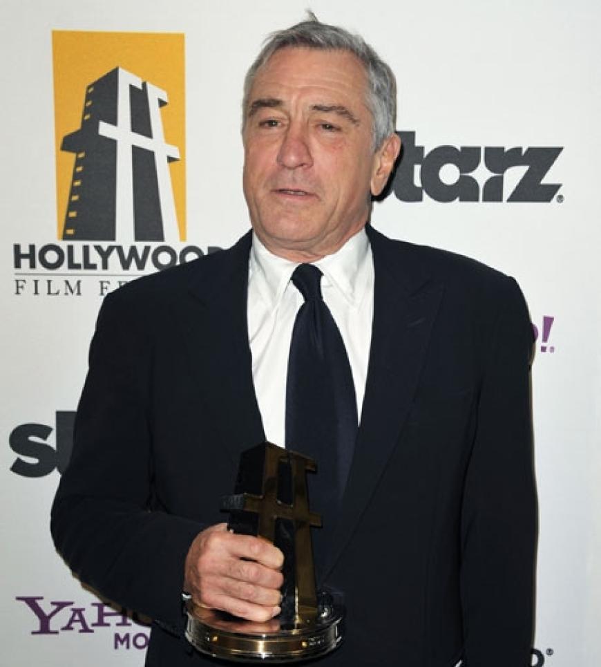 Robert De Niro freute sich über seinen Award als bester Schauspieler des Jahres
