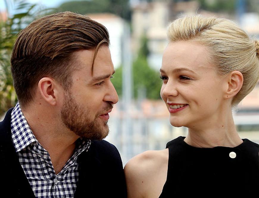An der Seite von Hollywood-Star Carey Mulligan präsentierte Justin den Film