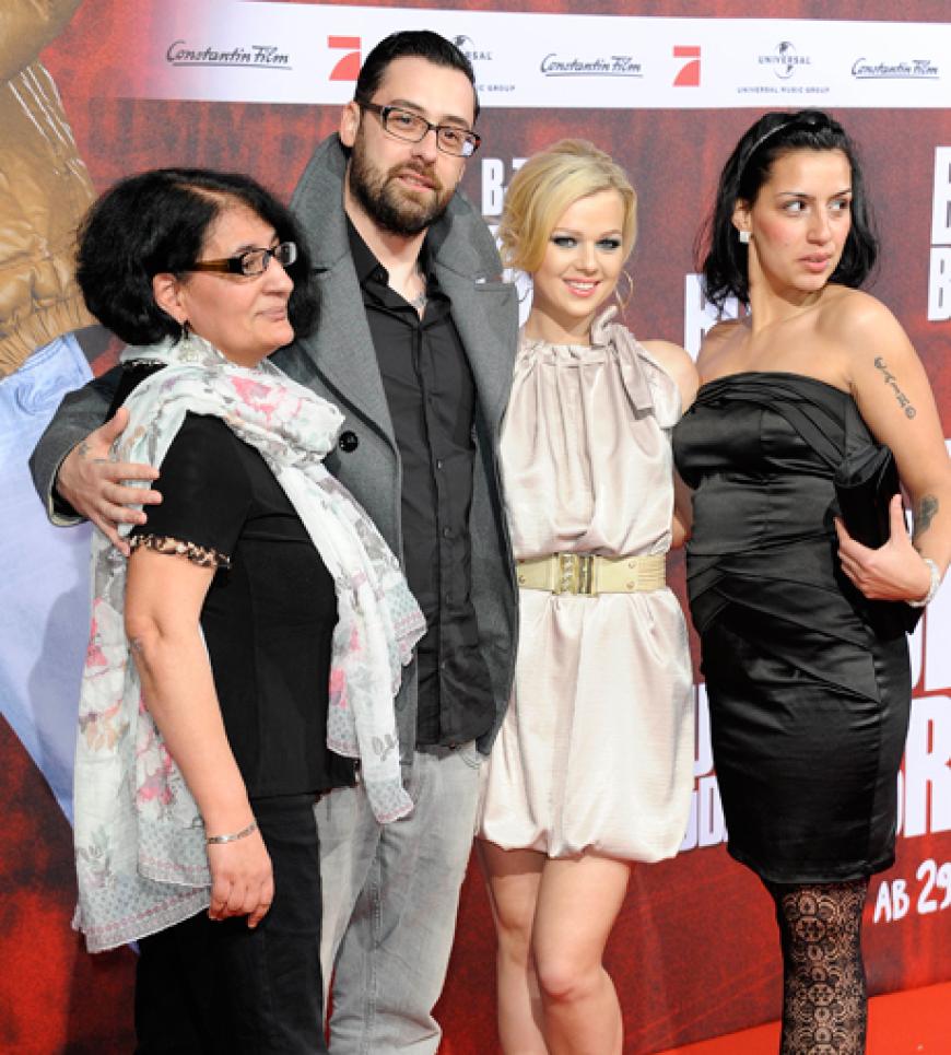 Sido mit Freundin Doreen Steinert, Schwester Claudia und Mutter Sylvia