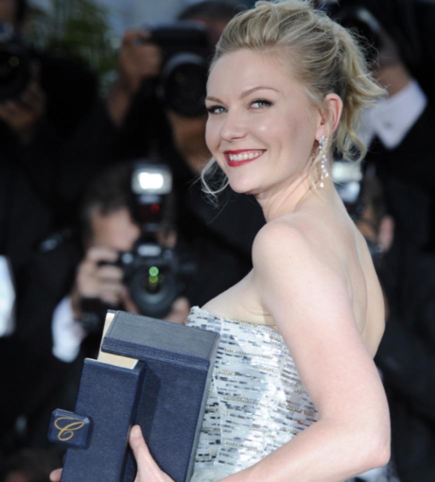 Stolze Preisträgerin: Kirsten Dunst
