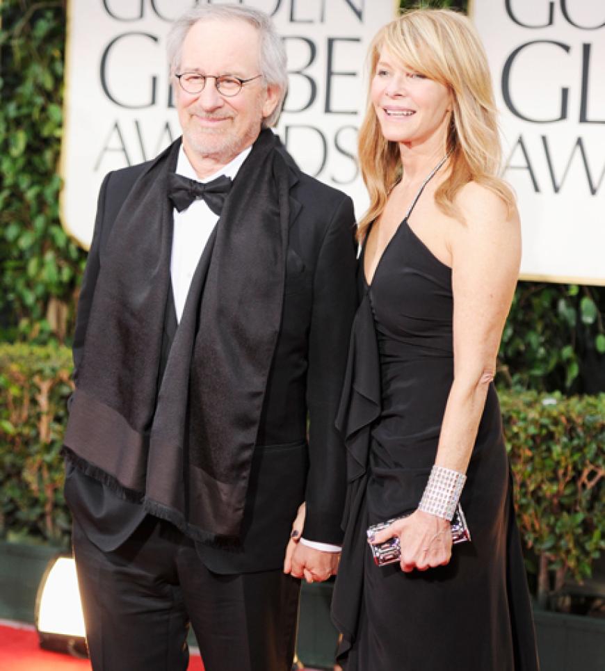 Hollywood-Regisseur Steven Spielberg kam mit Kate Capshaw