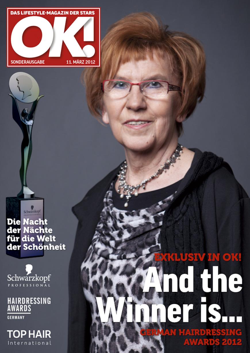 Einmal im Leben das Cover der OK! zieren! Für die Gäste des „German Hairdressing Award 2012“ wurde dieses Traum Wirklichkeit. Jeder Gast des Gala-Abends konnte an einem persönlichen OK! Fotoshooting teilnehmen - und die tollen Ergebnisse sehen Sie hier! Viel Spaß beim Durchklicken!