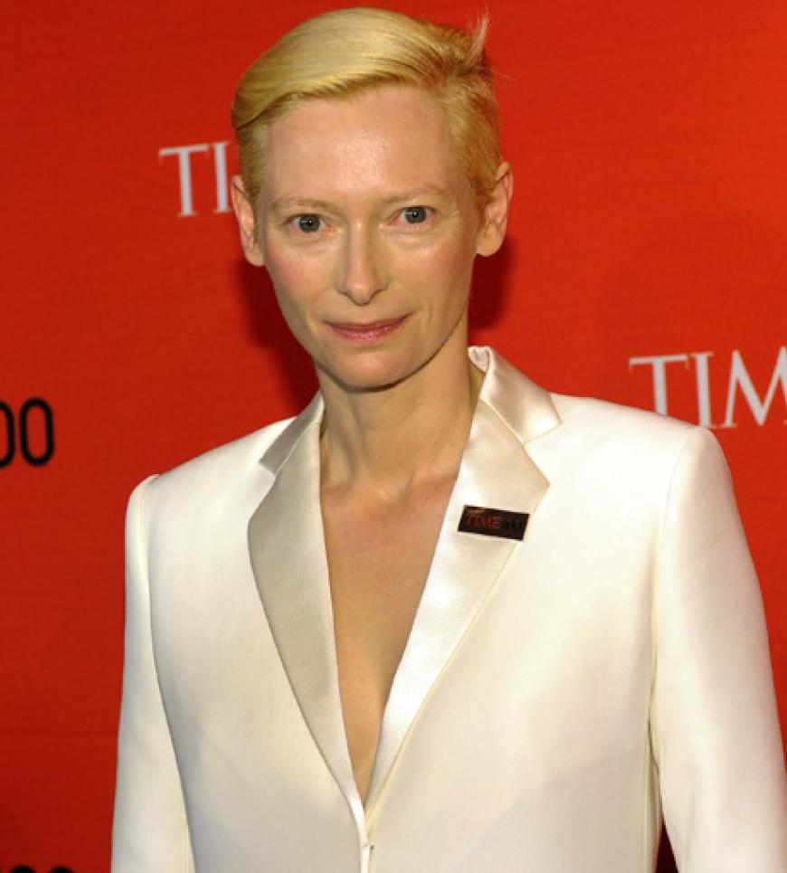 Hollywood-Star Tilda Swinton kam ebenfalls ins New Yorker Lincoln Center