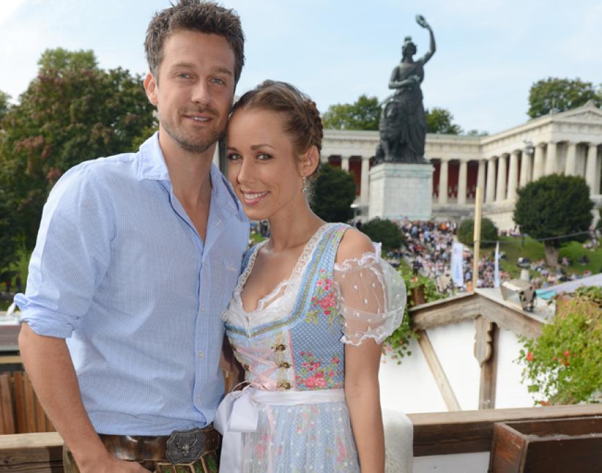 Moderatorin Annemarie Warnkross und Wayne Carpendale