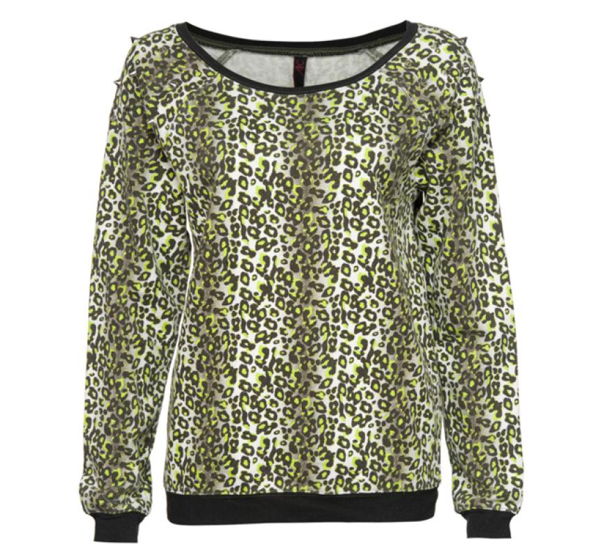Sweater mit Leo-Muster, ca. 25 Euro von Ann-Christine