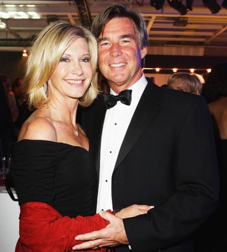 Schauspielerin Olivia Newton-John und John Easterling brachten Hollywood-Glamour nach Berlin