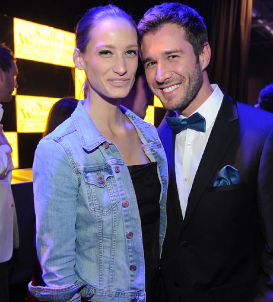 Moderator Jochen Schropp und Freundin Annique Delphinewer