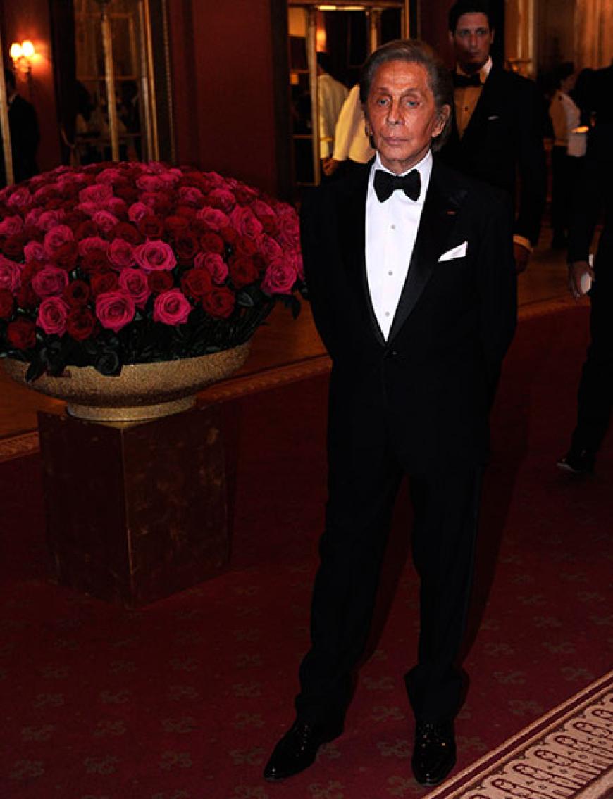 Designer Valentino gehörte ebenfalls zur exklusiven Gästerunde. Der Italiener wird das Hochzeitskleid der Prinzessin designen