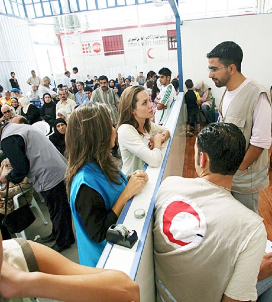 Angelina in Damascus, Syrien
