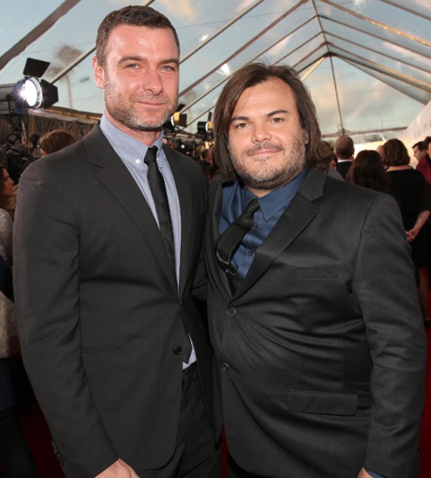 Liev Schreiber und Jack Black auf dem Roten Teppich