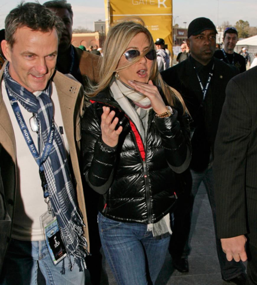 Ob das neidische Blicke gab? Auch A-Rods Ex-Affäre Jennifer Aniston kam nach Dallas zum Finale zwischen den