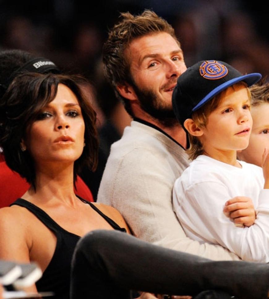 Die Beckhams haben nur Augen für die