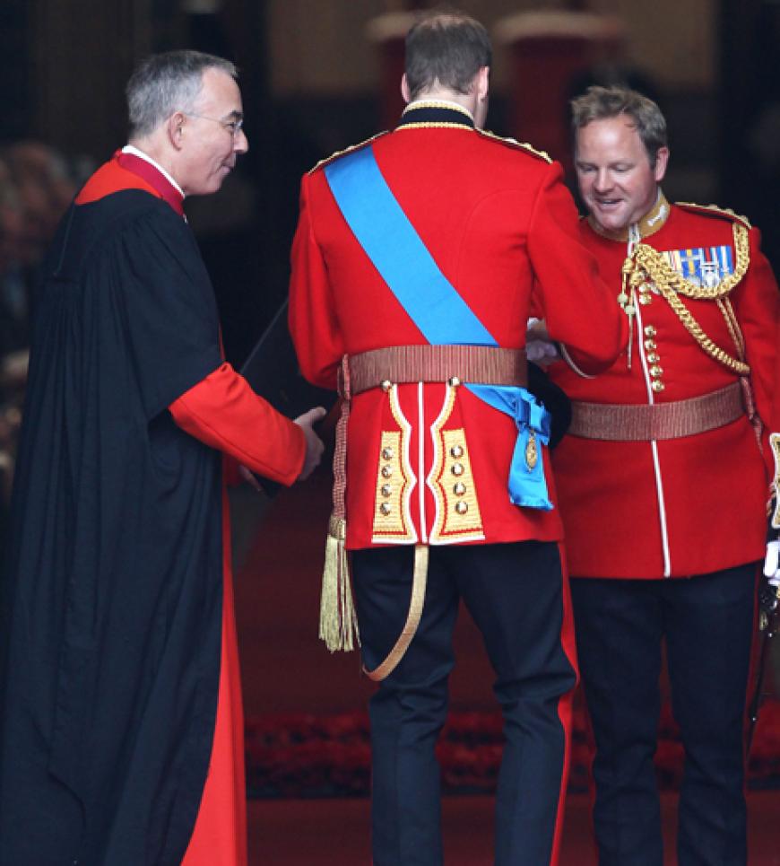 Prinz William wird an der Westminster Abbey in Empfan genommen
