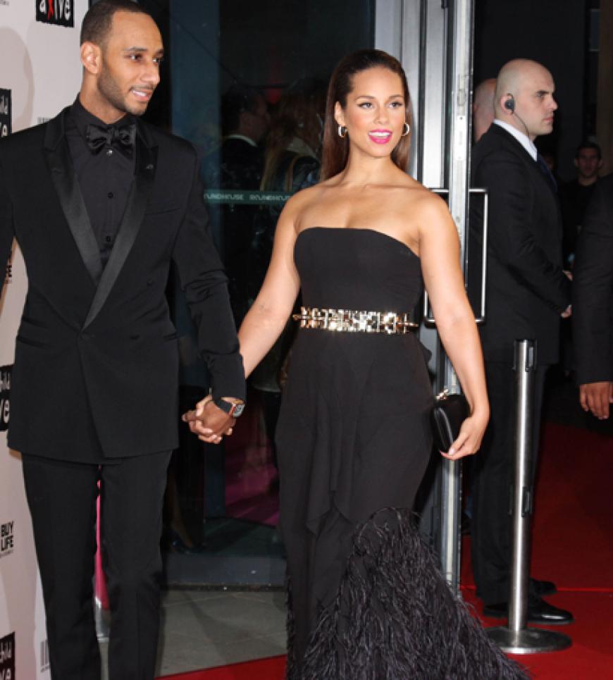 Alicias Outfit wird bestimmt auch ihrem Ehemann Swizz Beatz gefallen haben