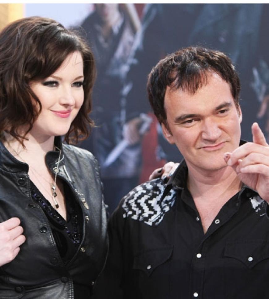 Sind kräftig am Turteln: Quentin Tarantino und Tallulah Freeway