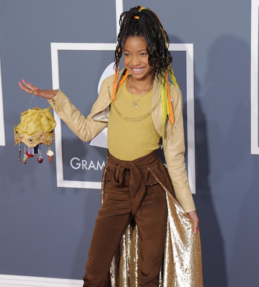 Willow Smith ist für ihre ausgeflippten Outfits bekannt. Hauptsache ihr gefällt es ...