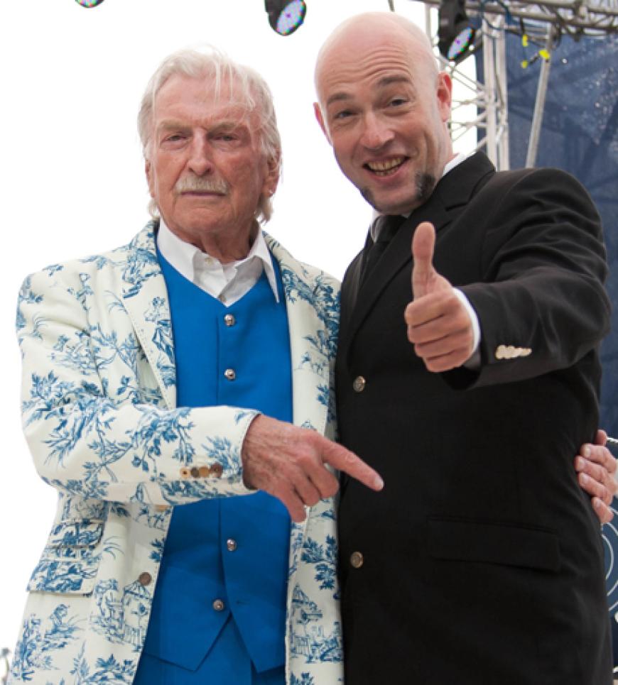 Gemeinsam mit James Last stand er live auf der Bühne